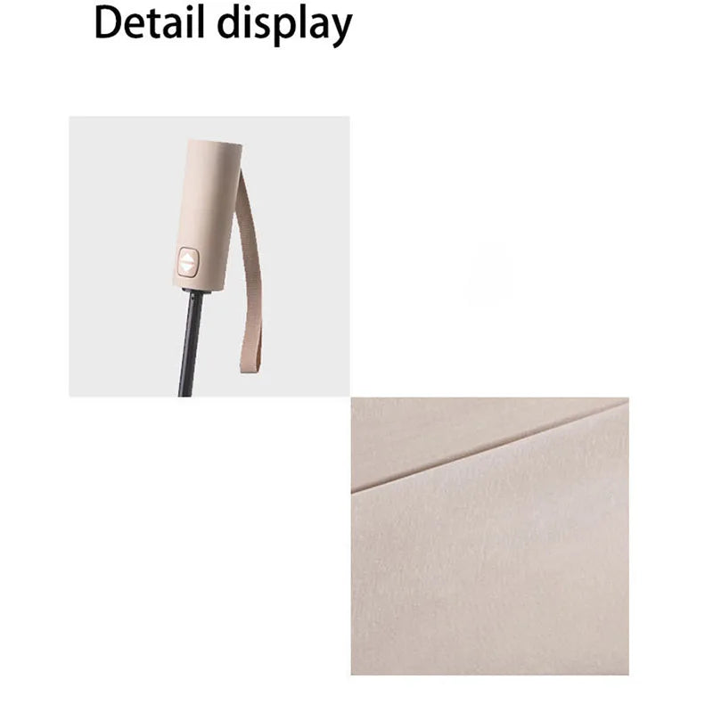 Reinforced 24 Bone Folding Umbrella Strong Wind Resistant Automatic Open Close Sun Rain Protection