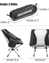 Outdoor Folding Moon Chair Ultralight Camping Portable Picnic Seat Leisure Travel BBQ Beach Fishing Chair