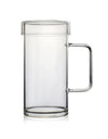 700ml Glass Coffee Mug Handmade Heat Resistance Clear Tea Milk Juice Cup Water Beer Drinking Mug Office Drinkware