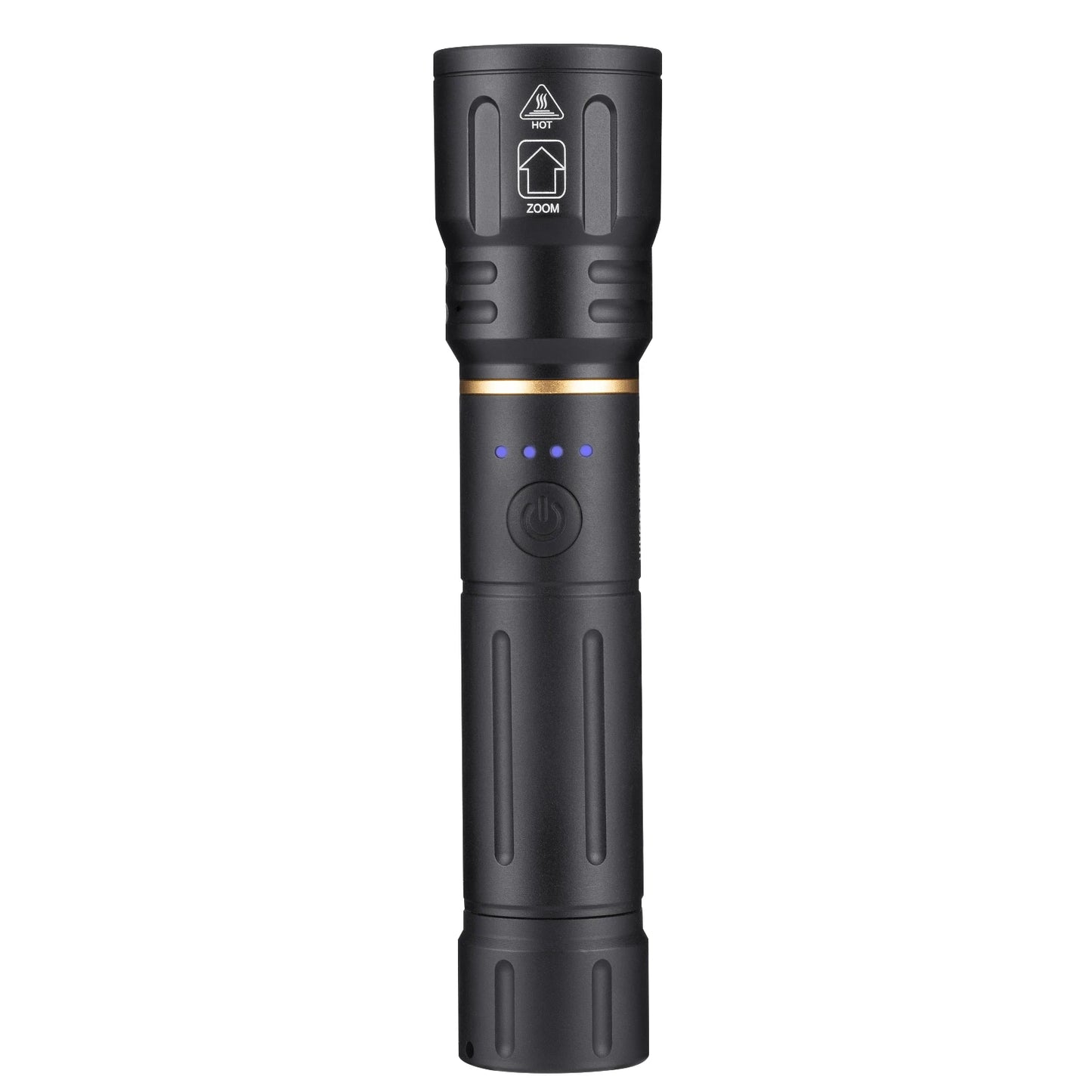 Zoom Blue Light Rechargeable LED Flashlight