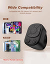 Tiktok Scrolling Ring Tiktok Remote Control Is Suitable for Iphone, iPad Bluetooth Page Turning Ring Roller, Both Camera Shutter, Short Video and Music Remote Control Function, Compatible with Ios and Android Phones