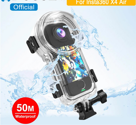 50 Metre Waterproof Invisible Diving Case for Insta360 X4 Air Panoramic Camera