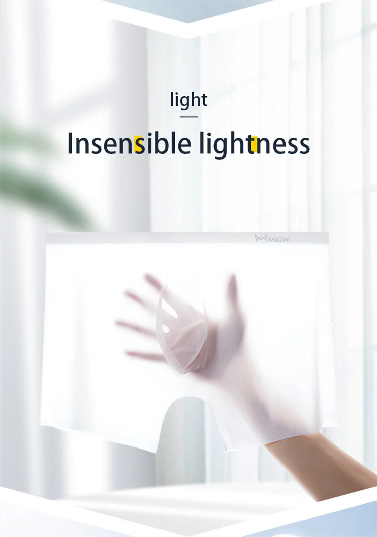 3-Pack Men's Ice Silk Underpants – Lightweight & Cool