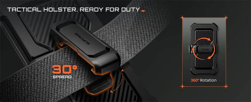 Full Body Rugged Phone Case with Built In Screen Protector and Belt Clip Holster for iPhone 17 Pro Max and iPhone 18 Pro Max