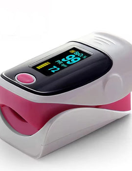 Finger Pulse Oximeter OLED Blood Oxygen Saturation Heart Rate Monitor Oxymeters Medical With Respiratory Digital Oximeter