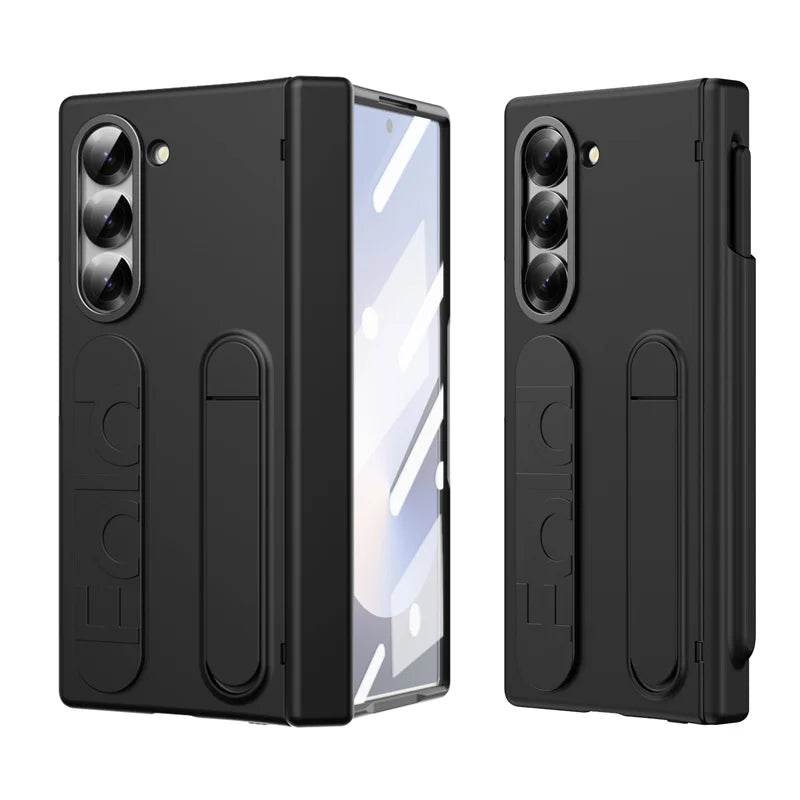 For Samsung Galaxy Z Fold 6 5 4 3  Hinge (with pen) Case Shockproof Full Screen Protector Tempered Glass Folding Cover