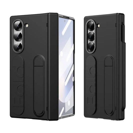 For Samsung Galaxy Z Fold 6 5 4 3 Hinge (with pen) Case Shockproof Full Screen Protector Tempered Glass Folding Cover