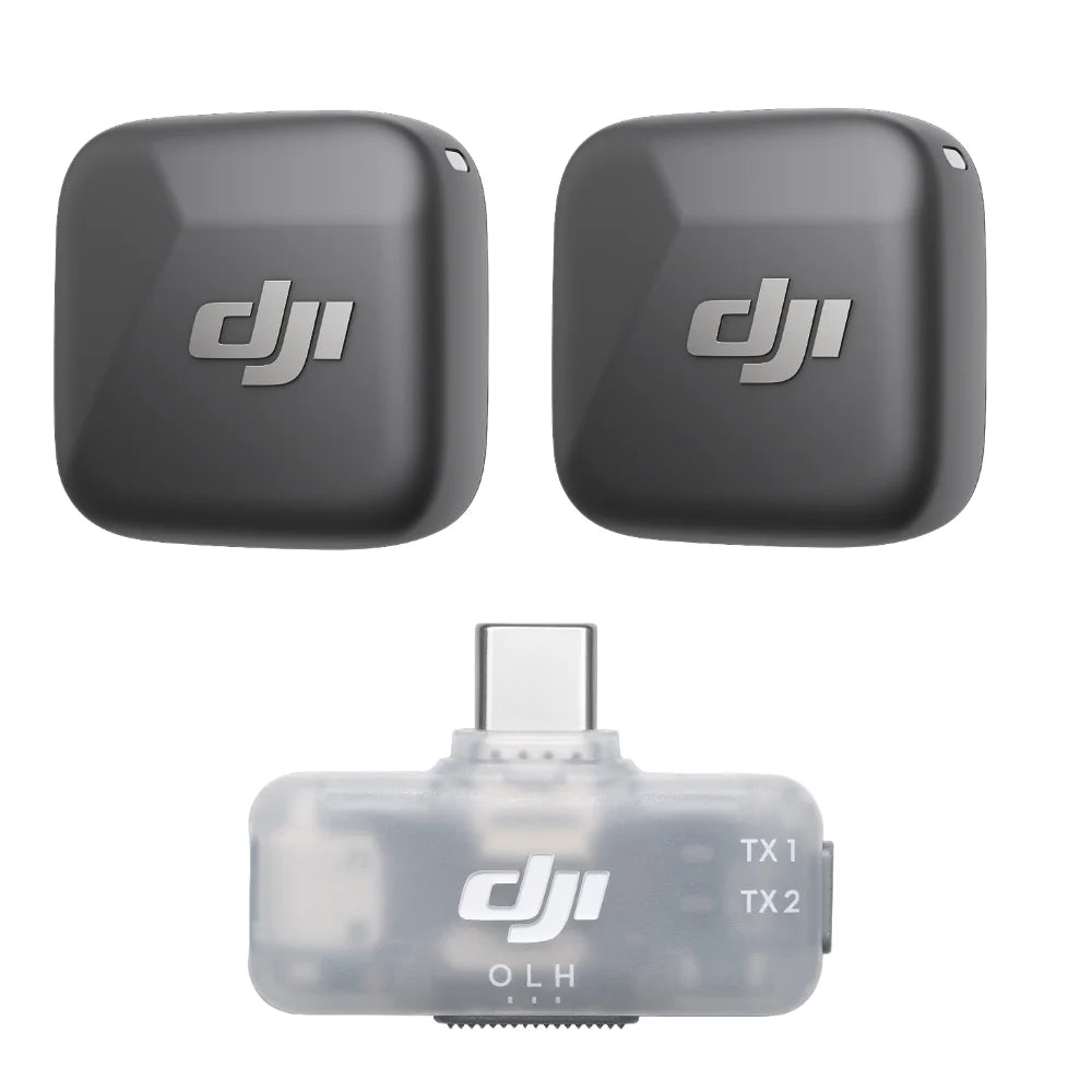 Compact Wireless Lavalier Microphone Mobile Version with Noise Reduction and High Quality Audio