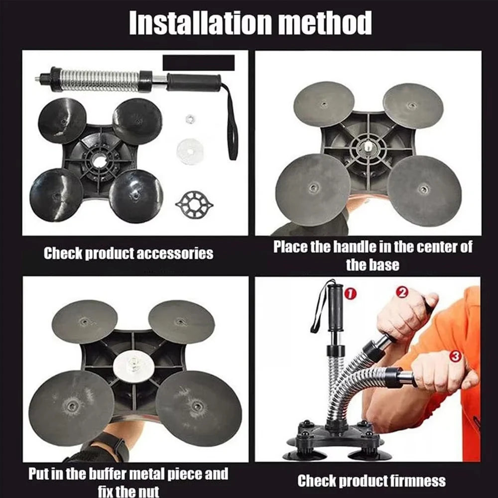 Arm Wrestling Hand Grip Exerciser,Muacle Power Strengthener for Portable Gym Home Spring Arm Strengthening Workout Equipment