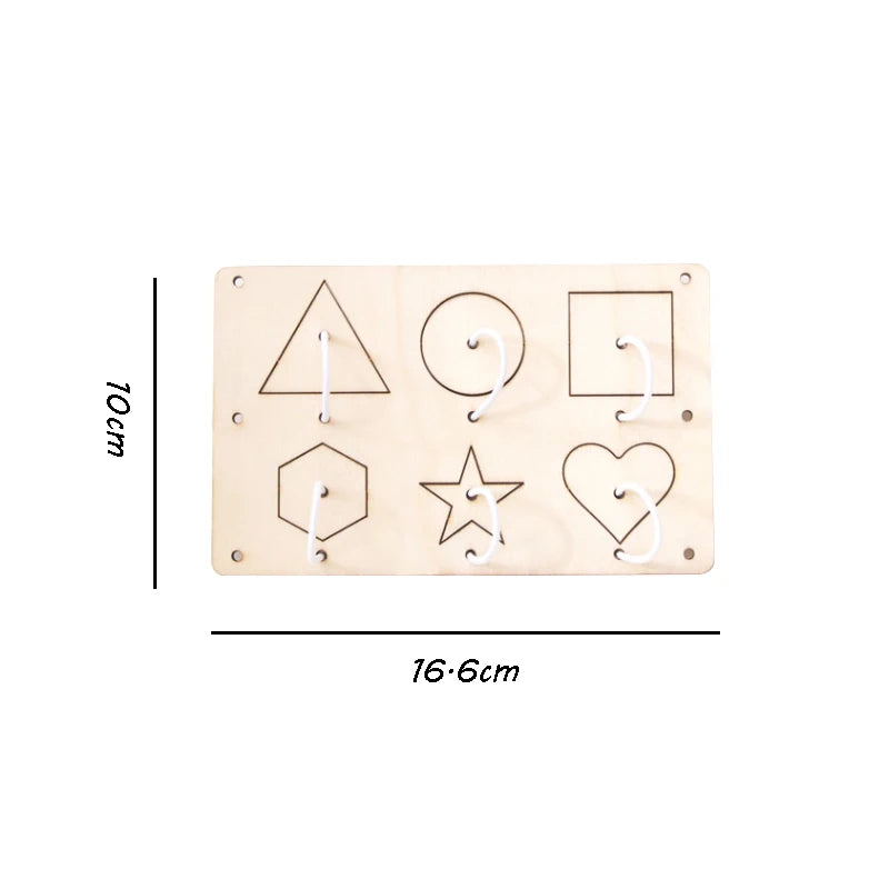 Montessori Busy Board DIY Accessories Wooden Toys Busyboard  Fine Motor Skills Activity Board Educational Toys for