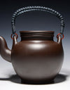 Chinese Purple Clay Tea Pot Chinese Kung Fu Large Capacity With Filter Handle Hand-painted Teapot Kettle Set