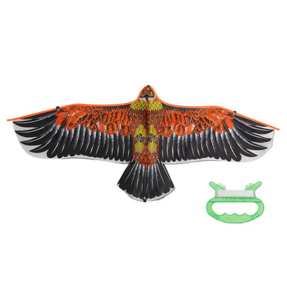 1.1m Eagle Kite With 30 Meter Kite Line Large Plane Eagle Flying Bird Kites Children Best Gift Family Trips Garden Outdoor Sport