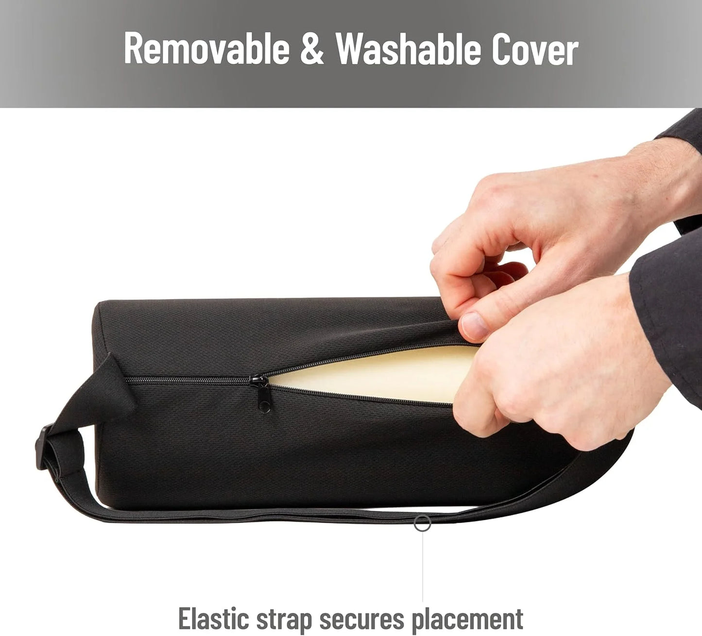 Ergonomic Back Support Cushion Waist Pillow Auto Seat Back Cushion Memory Foam Lumbar Support for Car Chair Office Accessories