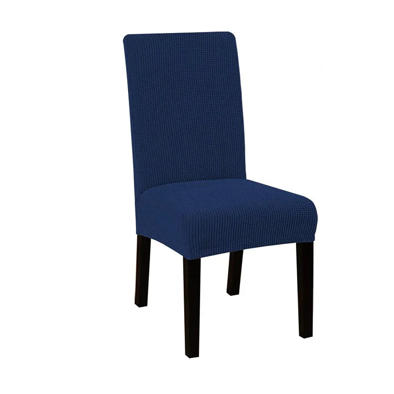 1PC Stretch Dining Chair Covers Polar Fleece Chairs Cover Seat Slipcovers Universal Dust Protector Cover for Hotel Party Banquet