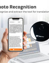 Portable AI Voice Accurate Translator 137 Languages Video Photo Record Translate Simultaneous Interpretation Translation