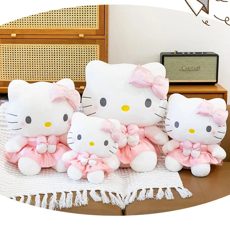 Kawaii 60cm Hello Kitty Stuffed Doll Sanrio Plush Toy Anime Dream Series Cute Girl Kids Birthday Gift Soft Sleeping Pillow