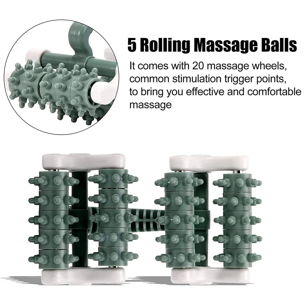 Muscle Massage Roller Increaser Fascia and Anti Cellulite Roller Fat Blasting Myofascial Release Tool for Back, Neck, Waist,Legs