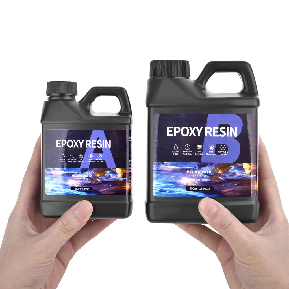 500g/1000g  AB Epoxy Resin Glue High Clarity Fast Drying Adhesive High Hardness DIY Supplies For Resin Glue Jewelry Making