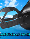 Oval Diving Mask Spearfishing Mask Classic Retro-Style Panoramic Wide View Scuba Goggles Tempered Glass Lens for Adults