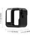 for GoPro Hero11 Black Mini PC Plastic Border Frame with Buckle Basic Mount & Screw for Gopro Sports Action Cameras