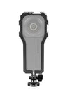 Protective Cage Rig Housing Frame Cover with Cold Shoe for Insta360 ONE RS 1-Inch 360 Edition Sports Action Cameras
