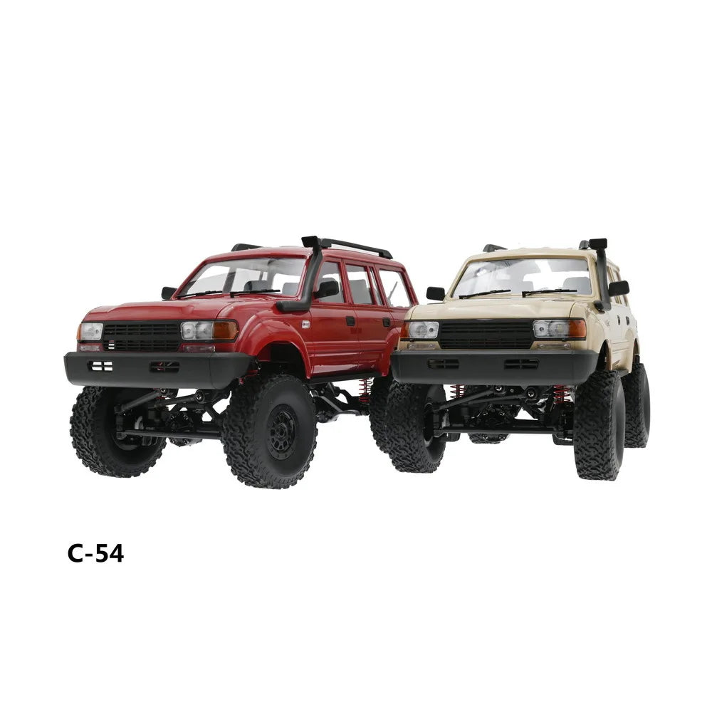 WPL C54-1 RC CAR Full scale Off-road Climbing Control Full Size Electric Car C54 WPL Truck 's Toy Gift