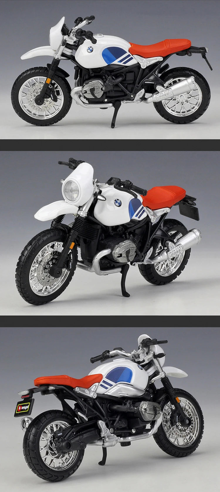 1 18 Scale BMW R nineT Urban GS Diecast Motorcycle Model