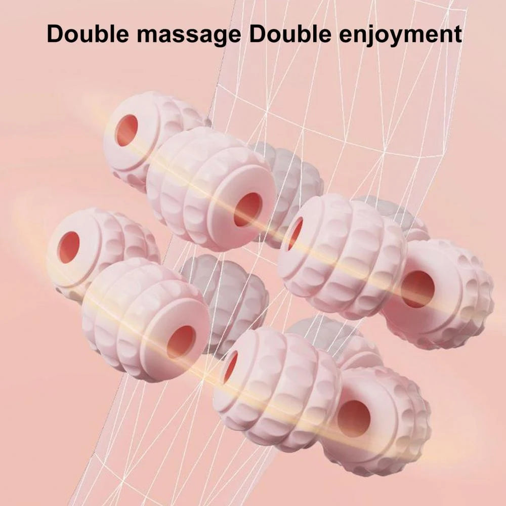 Round Massager Roller for Waist Abdominal Muscles Ring Leg Clip Stovepipe To Clear The Meridian Portable Cellulite Massage Tools