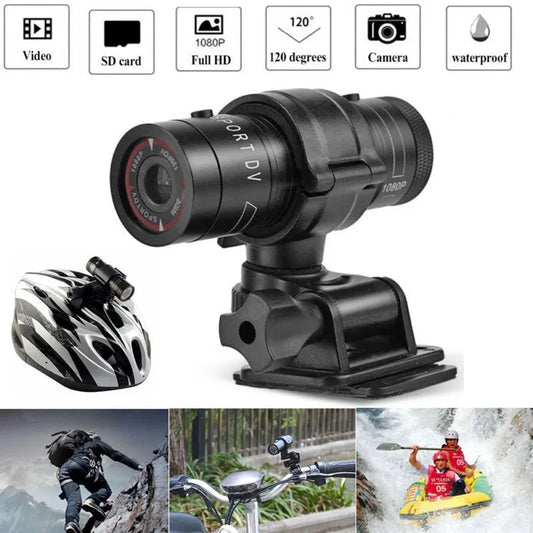 Mini 1080P Helmet Action Camera Waterproof Bike Motorcycle Sports Video Recorder