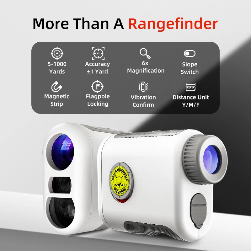 Laser Rangefinder for Golf Range Finder Long Distance Meter Monocular Telescope with Flag-Lock Pin Outdoor Sport