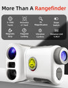 Laser Rangefinder for Golf Range Finder Long Distance Meter Monocular Telescope with Flag-Lock Pin Outdoor Sport