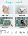 1/10pcs 3D Peel and Stick Wall Tiles Kitchen Splash Back Tile Sticker 3D Wall Sticker Self-adhesive Decorative Wall Panels