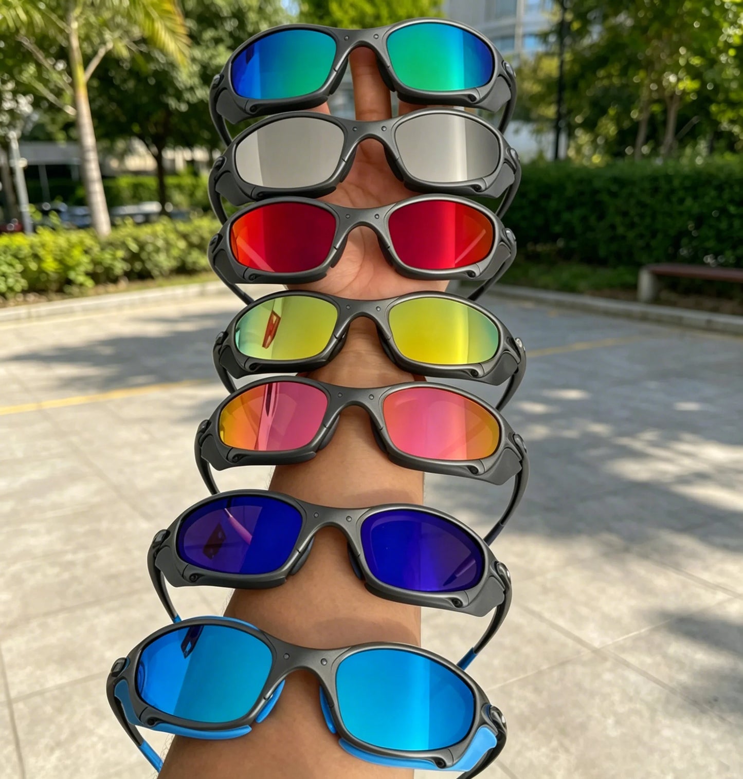 Polarized Metal Cycling Sunglasses