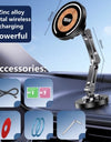 Magnetic Car Wireless Charger Stand Magnet Car Mount Fast Charging Station Phone Holder Bracket For iPhone 15 14 13 12 Pro Max