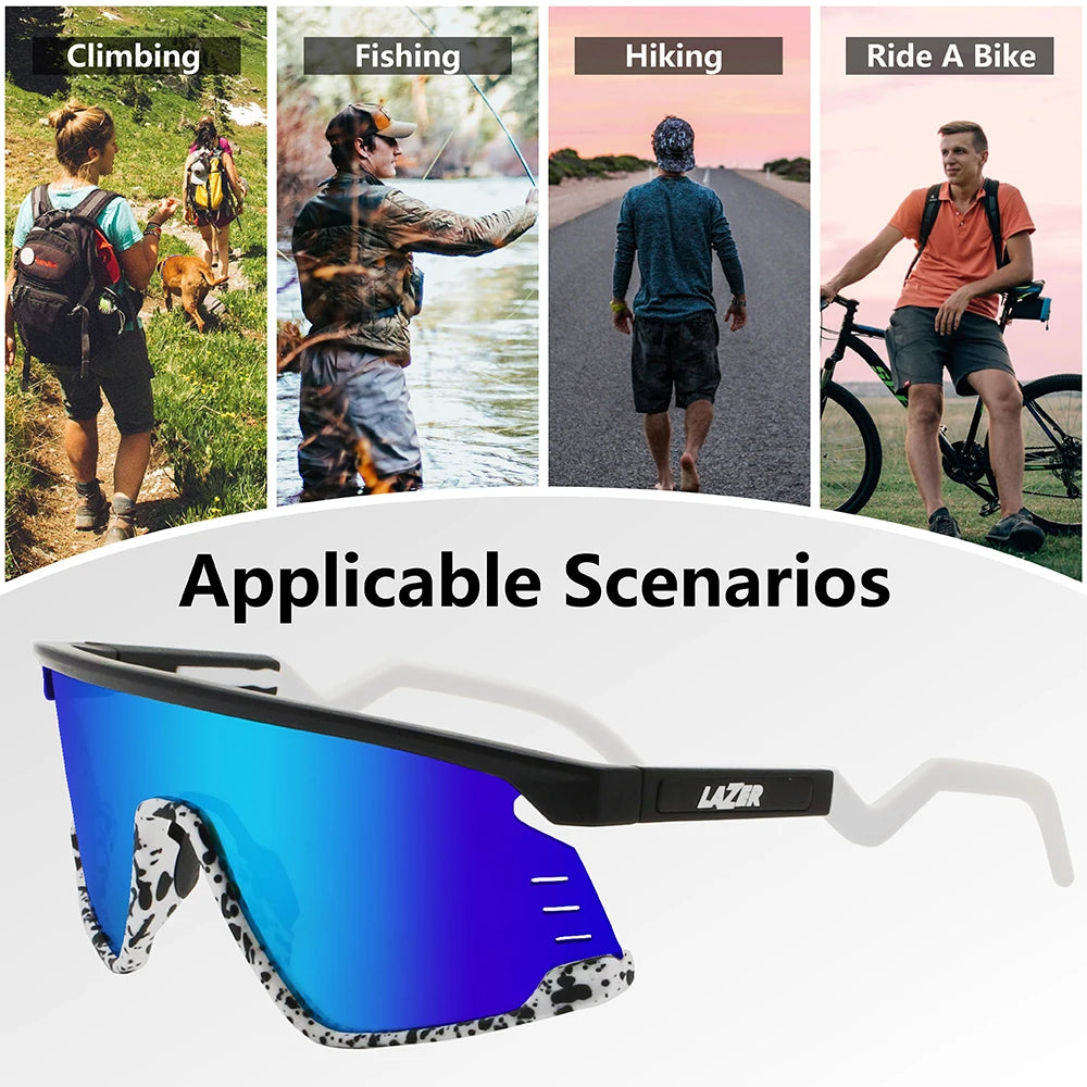 Sports Sunglasses for Men Women Cycling Glasses Baseball Goggles UV Protection for Running MTB Softball