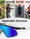 Sports Sunglasses for Men Women Cycling Glasses Baseball Goggles UV Protection for Running MTB Softball