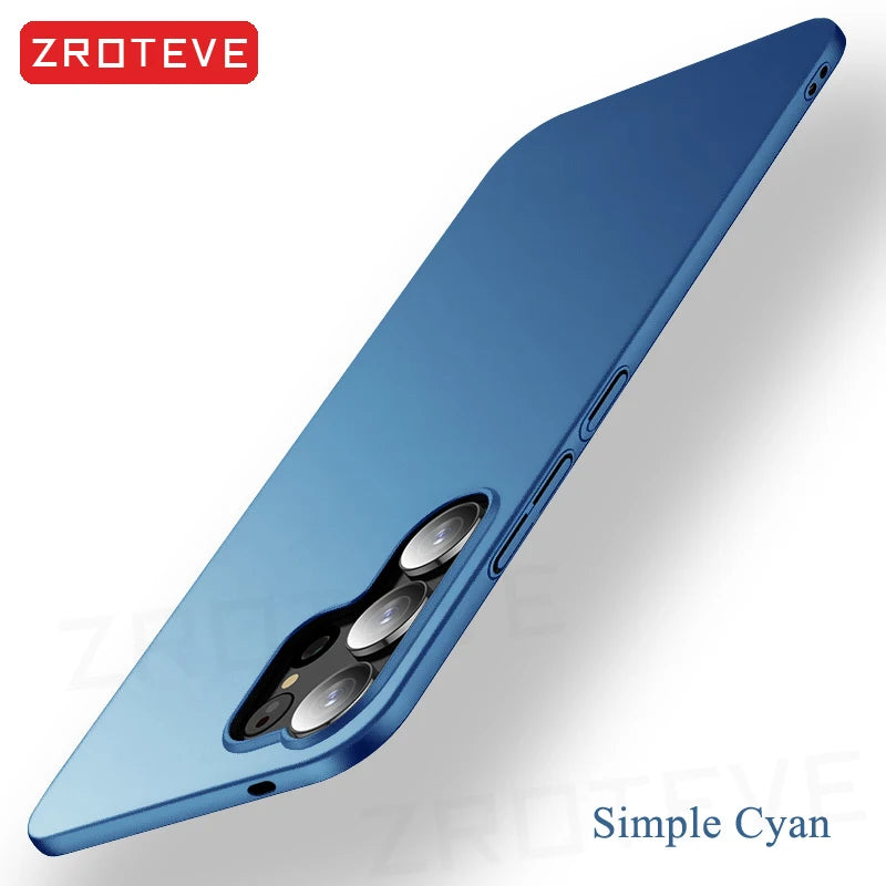 Zroteve Slim Matte Hard PC Case for Samsung Galaxy S26 Ultra / S25 Edge / S24 / S23 – Lightweight Protective Cover