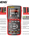 Professional Digital Oscilloscope Multimeter True RMS 48MS/s Sampling Rate 10MHZ Analog Bandwidth Data Storage