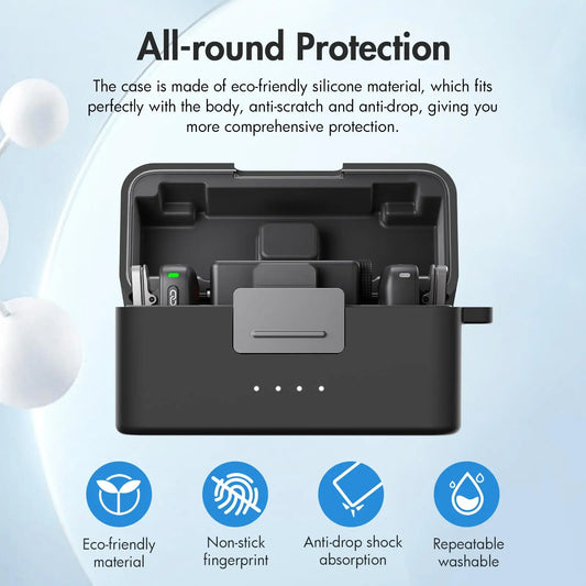 Silicone Protective Case for DJI Mic 3 Mic 2 and Mic Mini Charging Case