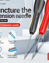 Insulation Piercing Needle 1mm Pin Non Destructive Multimeter Test Probe 10A 600V For 2mm Test Lead