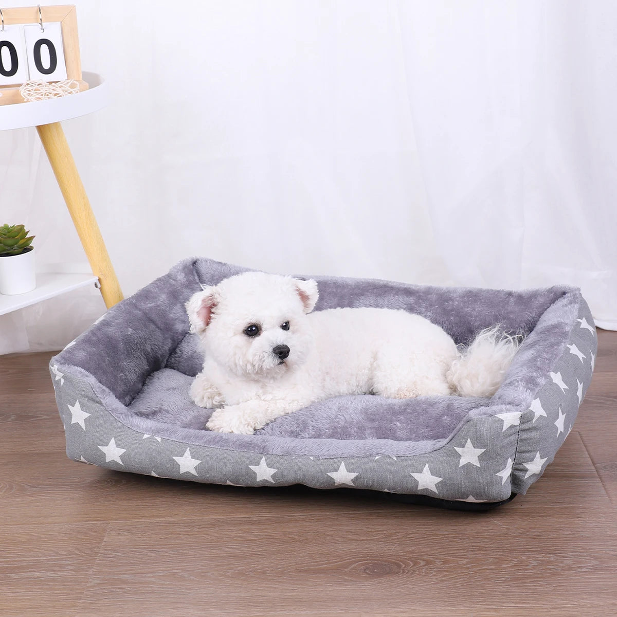 Washable Plush Pet Mat Bed Cushion for Dogs and Cats