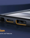 for Samsung Galaxy S24 S23 Ultra Case with Camera Cover Screen Protector Silky Touch Military Drop Protection Phone Case
