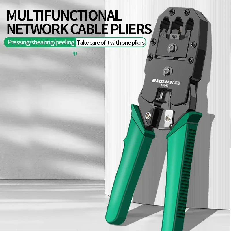 Multifunctional Network Cable Plier Wire Stripper Pliers Automatic Stripping Cutter Cable Wire Crimping Electrician Repair Tools