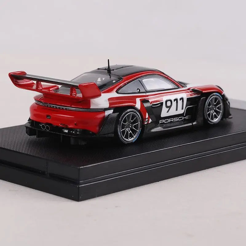 1 64 Scale 911 992 GT3 R Rennsport Diecast Model Car