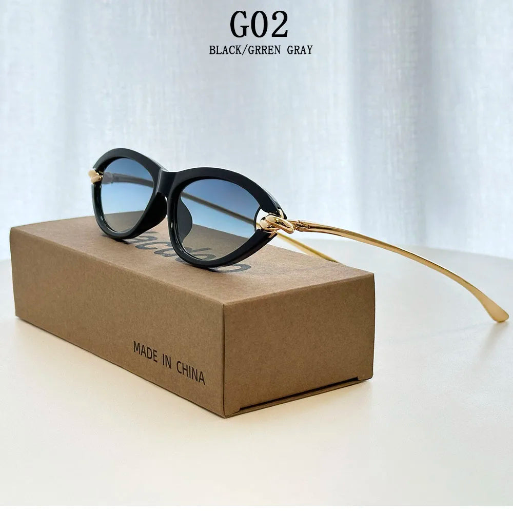 Vintage Cat Eye Sunglasses With UV400 Protection