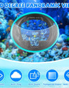 Oval Diving Mask Spearfishing Mask Classic Retro-Style Panoramic Wide View Scuba Goggles Tempered Glass Lens for Adults