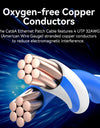 CAT6A Ethernet Cable 10Gbps 90/360 Degree Rotation CAT 6A Slim Networking Internet Lan Cord for PC PS4 Router RJ45 Cable