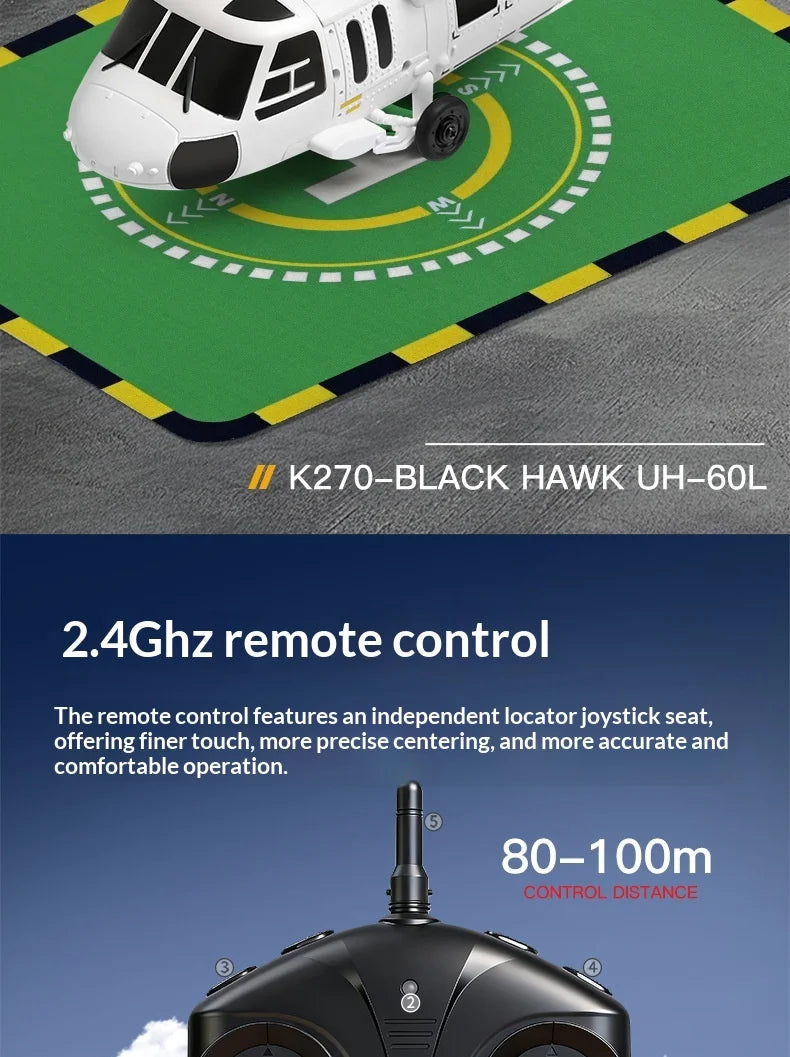 Remote Control Military Helicopter With Brushless Motor And Optical Flow Positioning