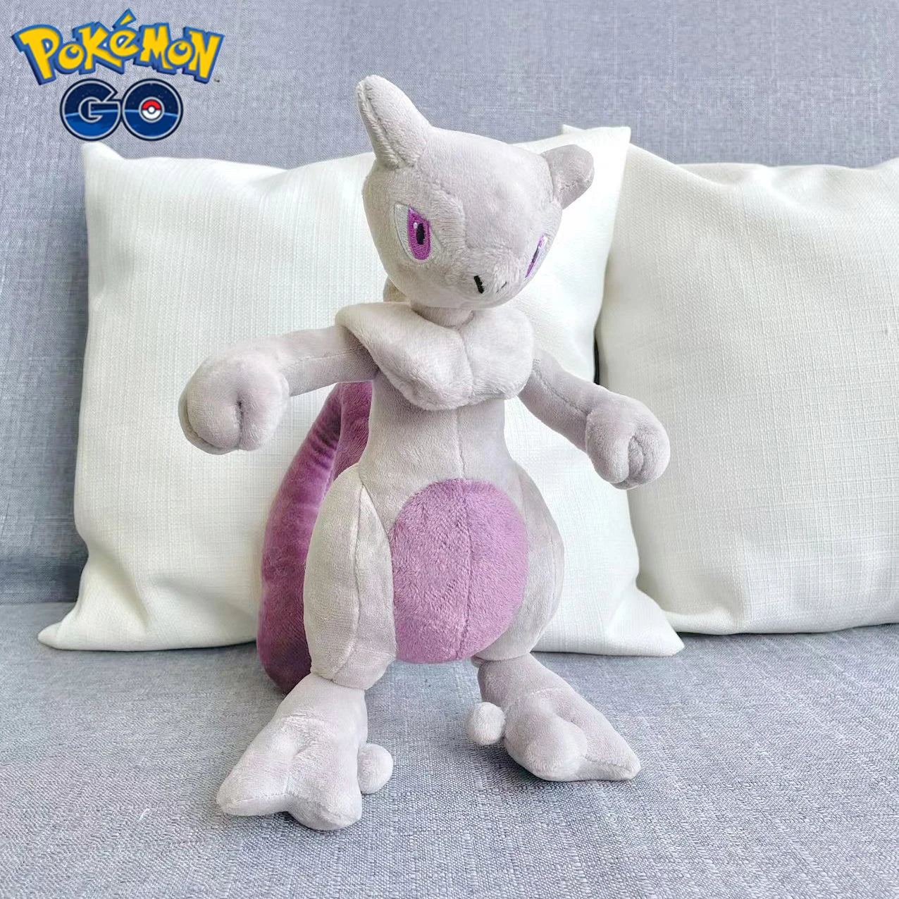 Mewtwo Plush Stuffed Animal Soft Sofa Pillow