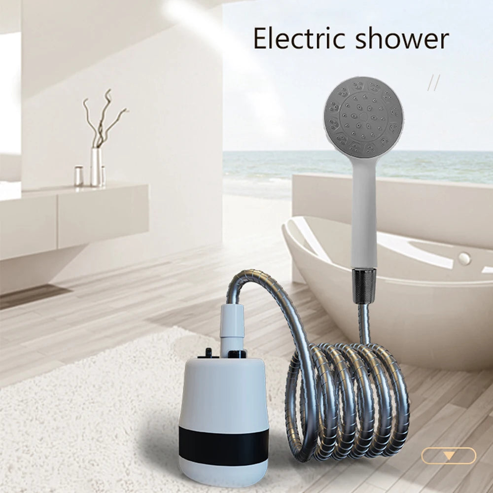 Rechargeable Handheld Electric Camping Shower Set